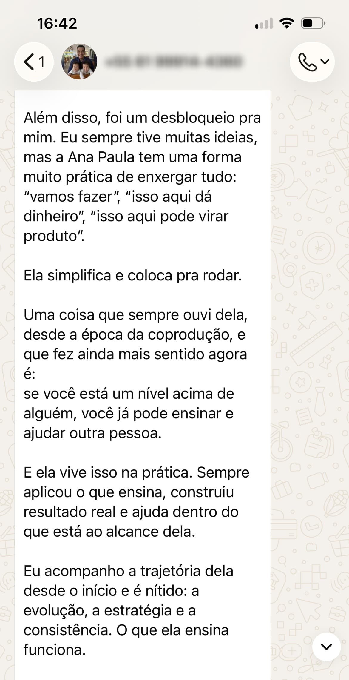 Depoimento de aluno do Sentinela IA — 10