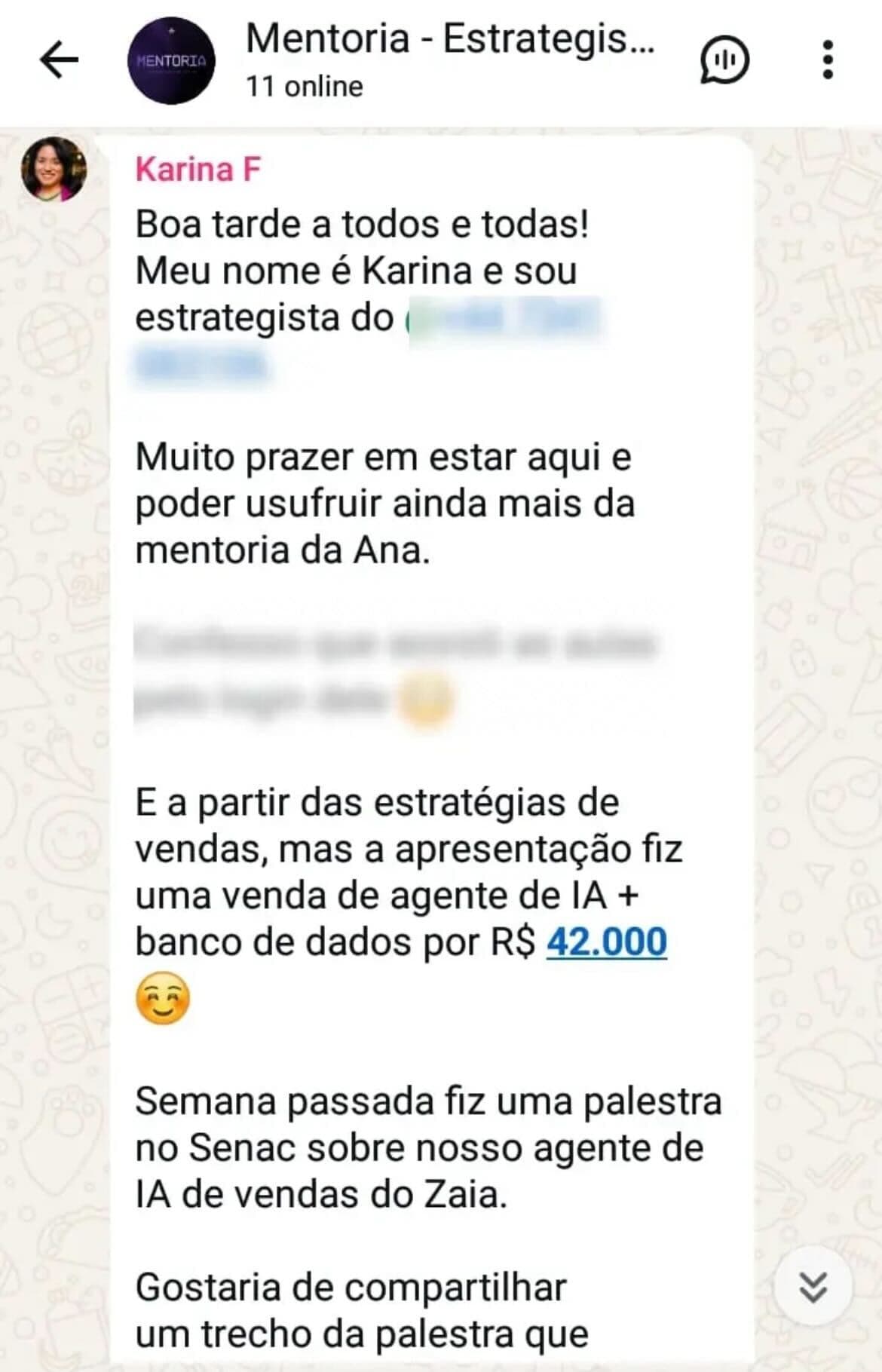 Depoimento de aluno do Sentinela IA — 13
