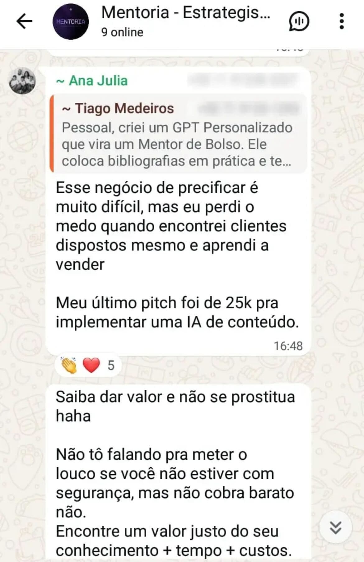 Depoimento de aluno do Sentinela IA — 14